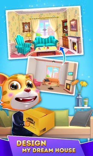 Изображение игры: Cat Runner: Decorate Home