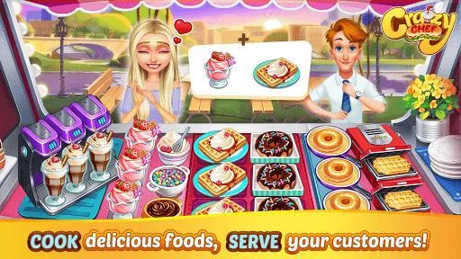 Изображение игры: Crazy Chef: Craze Fast Restaurant Cooking Games