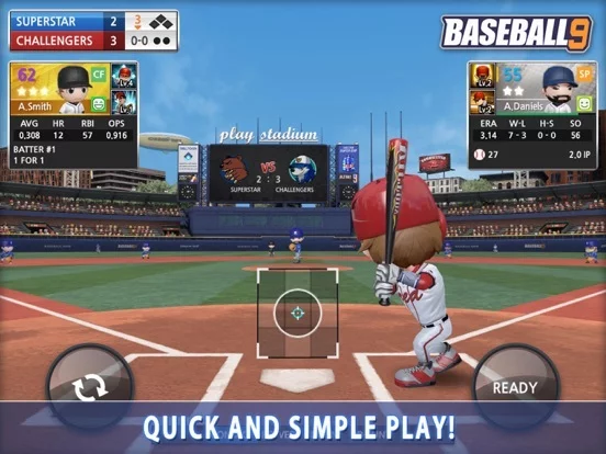 Изображение игры: BASEBALL 9