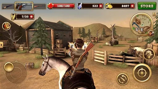 Изображение игры: West Gunfighter