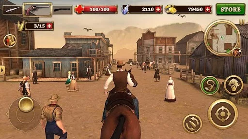 Изображение игры: West Gunfighter