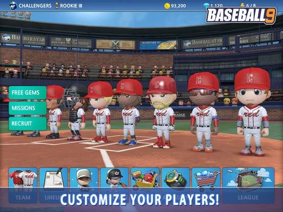 Изображение игры: BASEBALL 9