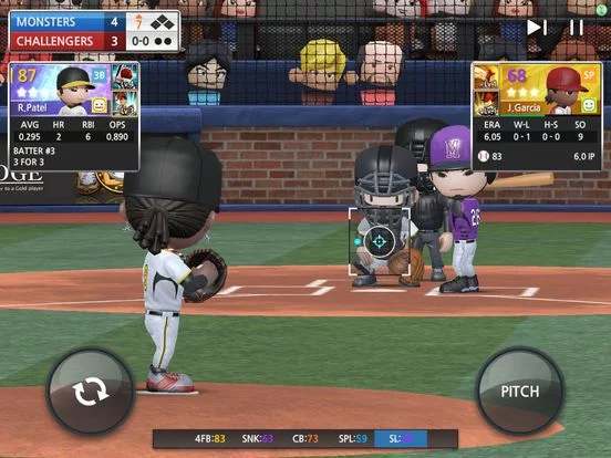 Изображение игры: BASEBALL 9