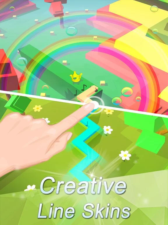 Изображение игры: Dancing Line