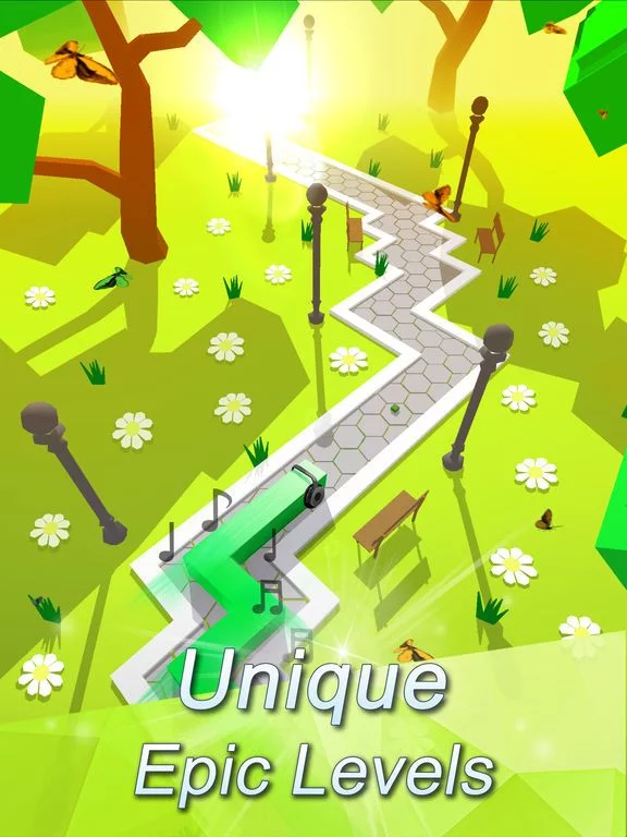 Изображение игры: Dancing Line