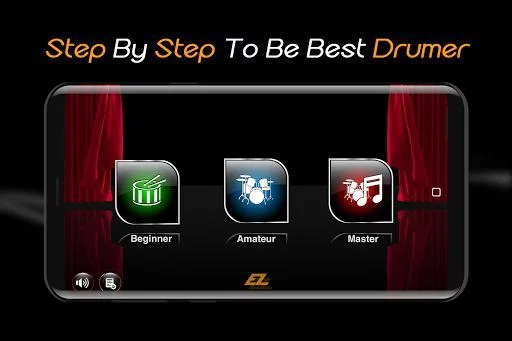 Изображение игры: Easy Real Drums-Real Rock and jazz Drum music game