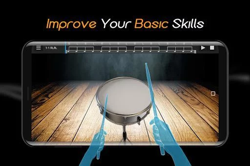 Изображение игры: Easy Real Drums-Real Rock and jazz Drum music game