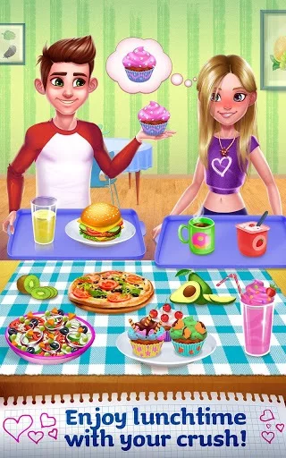 Изображение игры: My First High School Crush - Dress Up & Love Story