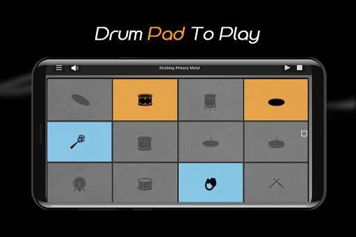 Изображение игры: Easy Real Drums-Real Rock and jazz Drum music game