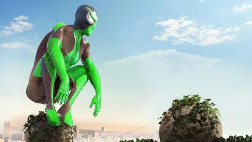 Изображение игры: Rope Frog Ninja Hero - Strange Gangster Vegas