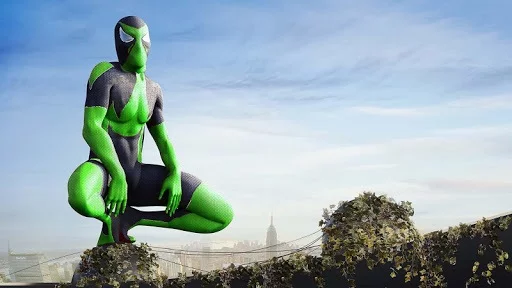 Изображение игры: Rope Frog Ninja Hero - Strange Gangster Vegas