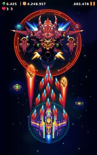 Изображение игры: Galaxy Shooter - Falcon Squad