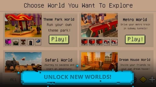 Изображение игры: Ultimate Craft: Exploration of Blocky World