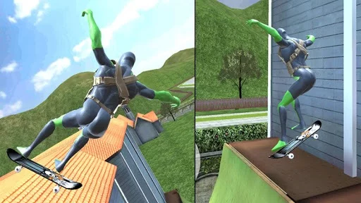 Изображение игры: Rope Frog Ninja Hero - Strange Gangster Vegas
