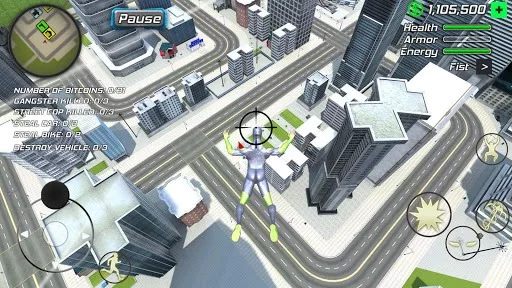 Изображение игры: Rope Frog Ninja Hero - Strange Gangster Vegas