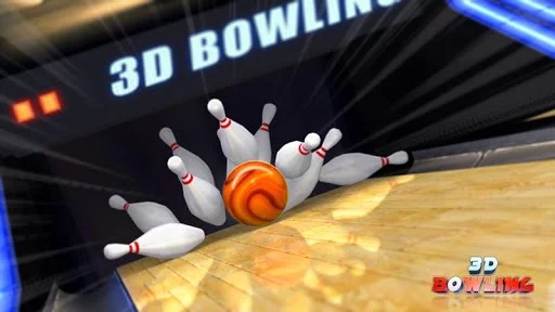 Изображение игры: 3D Bowling