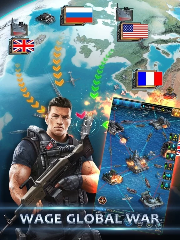 Изображение игры: Battle Warship: Naval Empire