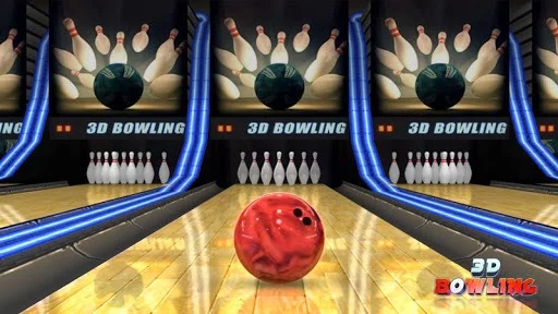 Изображение игры: 3D Bowling