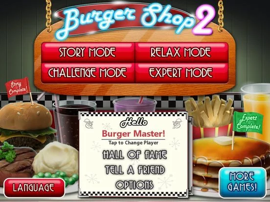 Изображение игры: Burger Shop 2 Deluxe