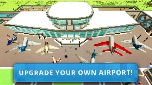 Изображение игры: Airport Craft: Fly Simulator Boys Craft Building