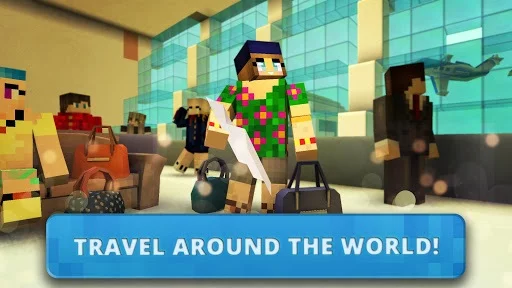 Изображение игры: Airport Craft: Fly Simulator Boys Craft Building