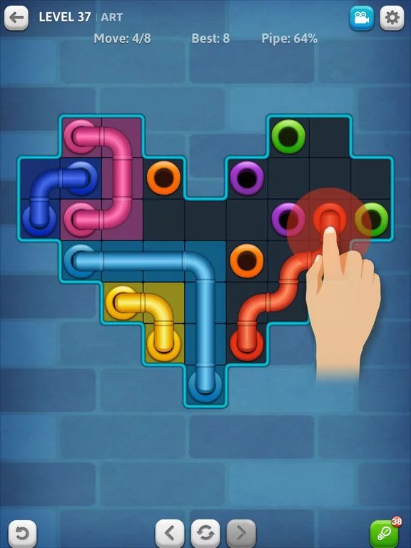Изображение игры: Line Puzzle: Pipe Art