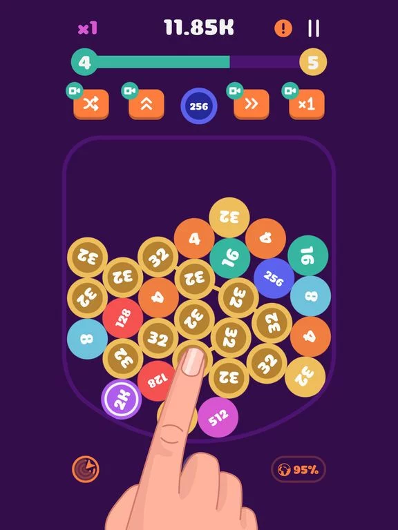 Изображение игры: Gravity Pops!