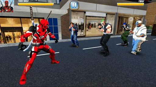Изображение игры: Superhero Iron Ninja Battle: City Rescue Fight Sim
