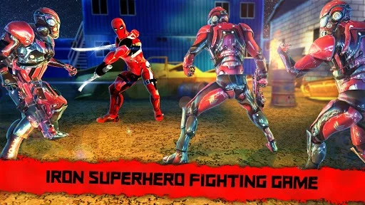 Изображение игры: Superhero Iron Ninja Battle: City Rescue Fight Sim