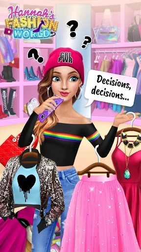 Изображение игры: Hannah’s Fashion World - Dress Up & Makeup Salon