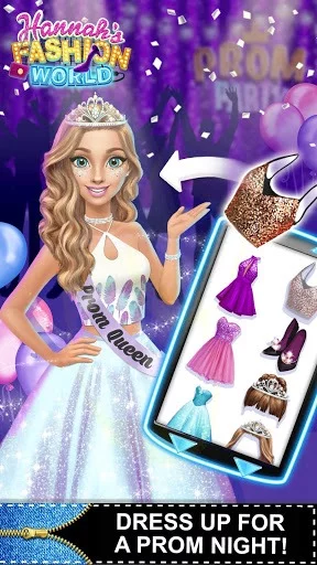 Изображение игры: Hannah’s Fashion World - Dress Up & Makeup Salon