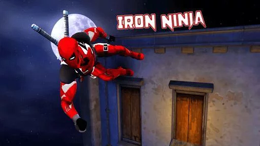 Изображение игры: Superhero Iron Ninja Battle: City Rescue Fight Sim