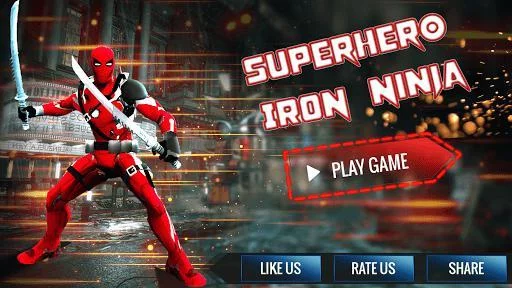 Изображение игры: Superhero Iron Ninja Battle: City Rescue Fight Sim