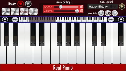 Изображение игры: Real Piano