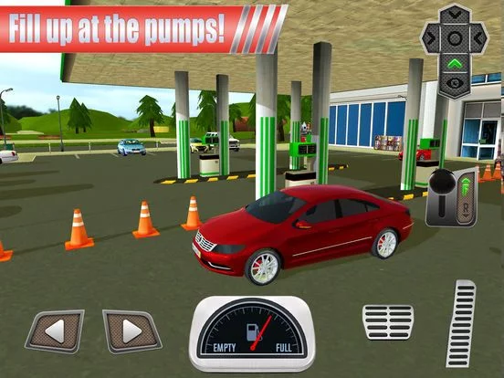 Изображение игры: Gas Station: Car Parking Sim