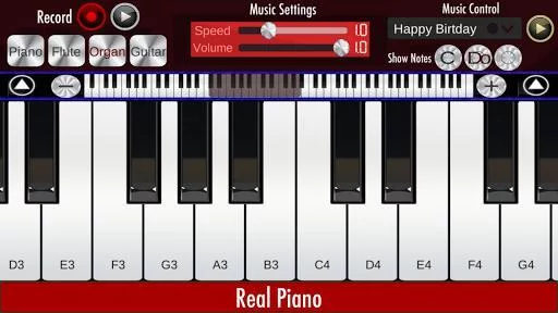 Изображение игры: Real Piano