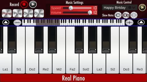 Изображение игры: Real Piano
