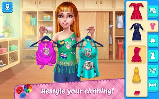 Изображение игры: DIY Fashion Star - Design Hacks Clothing Game
