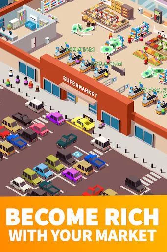 Изображение игры: Idle Supermarket Tycoon - Tiny Shop Game