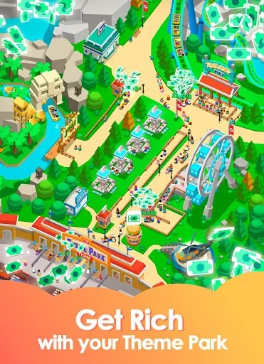 Изображение игры: Idle Theme Park Tycoon - Recreation Game