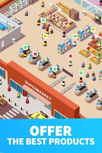 Изображение игры: Idle Supermarket Tycoon - Tiny Shop Game