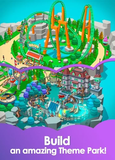 Изображение игры: Idle Theme Park Tycoon - Recreation Game
