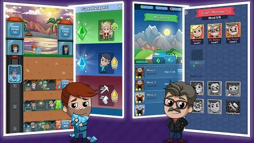 Изображение игры: Idle Miner Tycoon - Mine Manager Simulator