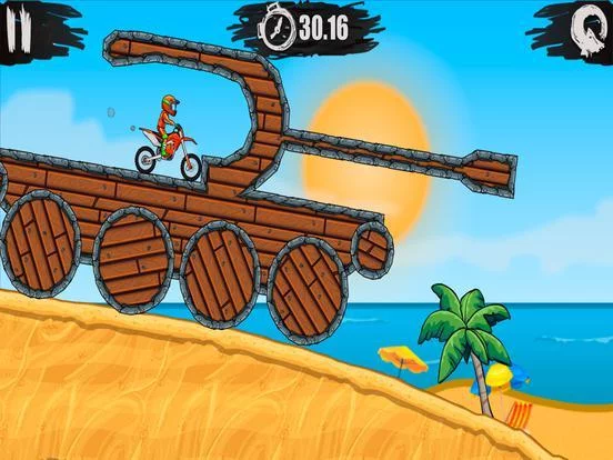 Изображение игры: Moto X3M Bike Race Game