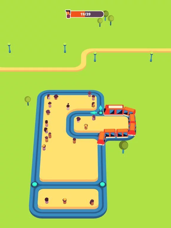 Изображение игры: Train Taxi