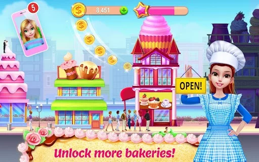 Изображение игры: My Bakery Empire - Bake, Decorate & Serve Cakes