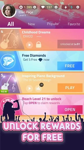 Изображение игры: Magic Tiles: Piano & Vocal