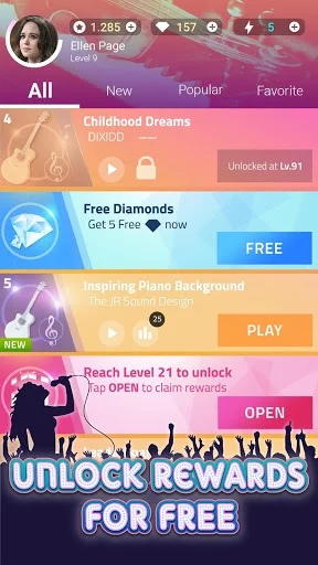 Изображение игры: Magic Tiles: Piano & Vocal