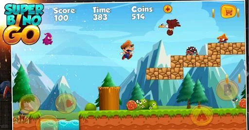 Изображение игры: Super Bino Go - New Games 2019