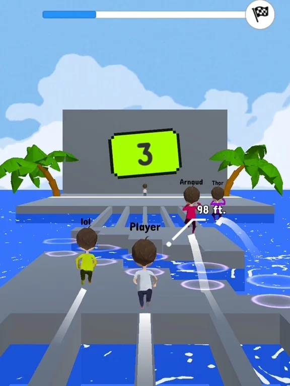 Изображение игры: Touch the wall